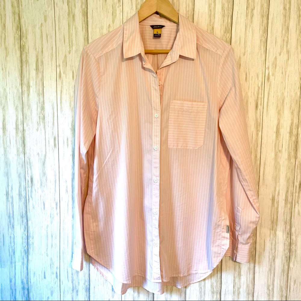 Eddie Bauer Striped Button Down Shirt